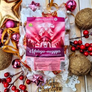 Vegán malaga-meggyes szaloncukor - 250g