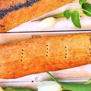 Vegán mákos bejgli