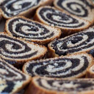 Vegán mákos bejgli